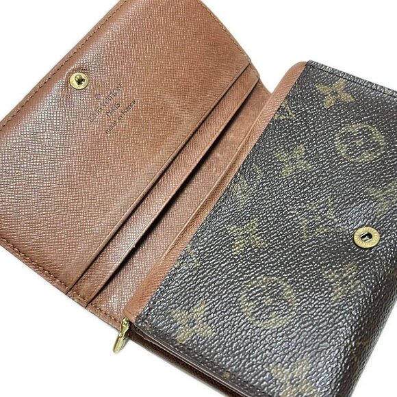 Auth LOUIS VUITTON Porte Monnaie Tresor M61730 Monogram RA0999 Bifold Wallet - Picture 8 of 9